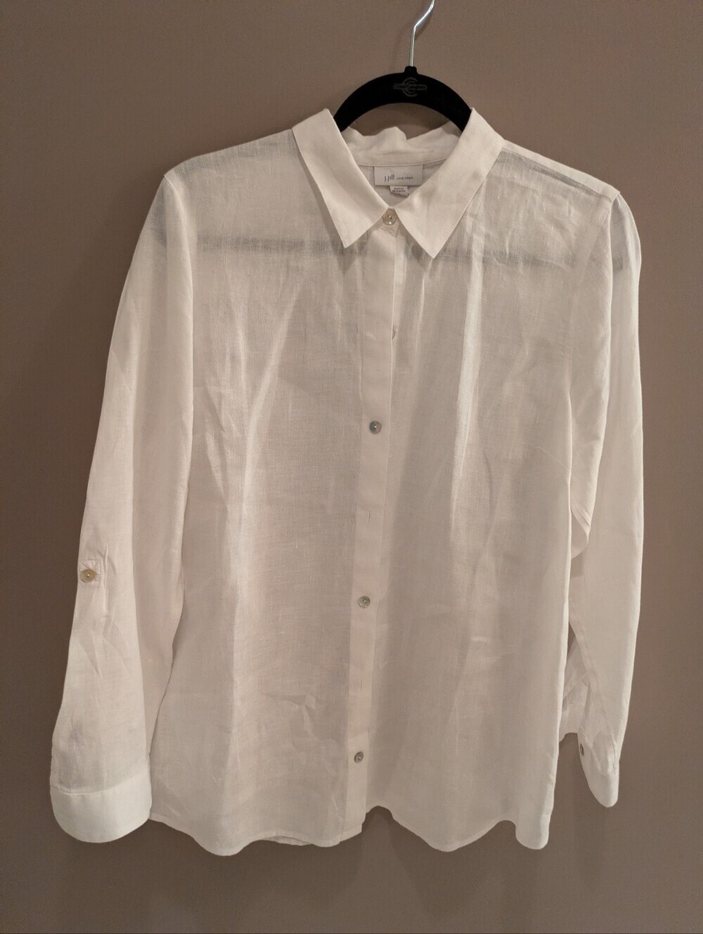J. Jill Linen Shirt White M